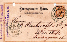 UKRAINE ENTIER POSTAL LEMBERG LWOW - Ukraine