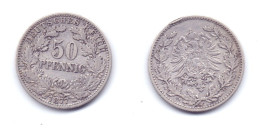 Germany 50 Pfennig 1877 G - 50 Pfennig