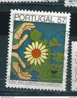 N° 1695 Année De L'environnement  Oblitéré Timbre  Portugal 1987 - Oblitérés