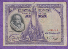 100 Pesetas 1928 Espagne - 100 Peseten