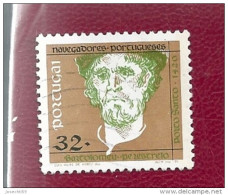 N° 1796 Navigateurs Portugais Bartolomeu Perestrelo (Porto Santo) Timbre   Portugal 1990 - Used Stamps
