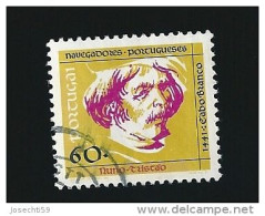 N° 1837 Navigateurs Portugais : Nuno Tristao  Timbre Portugal Oblitéré 1991 - Gebraucht