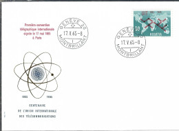 SUISSE 1965:  FDC "UIT - IAO