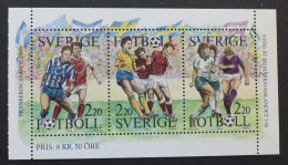 Sverige  1988  MI. 1305  Football Postfrisch MNH ** #6128 - Blocks & Sheetlets
