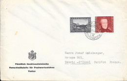 LIECHTENSTEIN - Enveloppe Commerciale 1943 Pour Neuvic-d'Ussel (Corrèze) - Storia Postale