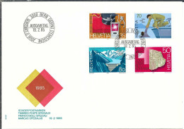 SUISSE 1985:  FDC "Spéciaux" - FDC