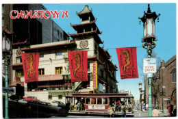 Grant Avenue At California Street - The Heart Of San Francisco Chinatown - San Francisco