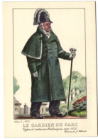 Types Et Costumes Brabançons Vers 1835 - Le Gardien Du Parc - Ambachten