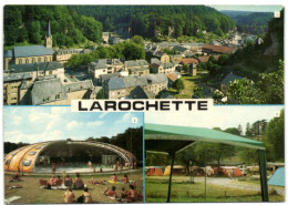 Larochette - Vue Générale - Piscine - Camping - Fels