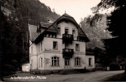 G6032 - Waltersdorf Sächsische Schweiz Waltersdorfer Mühle Gaststätte - Hans Pritzel Lohsdorf - Hohnstein (Sächs. Schweiz)