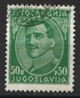 Yugoslavia 1932. Scott #78 (U) King Alexander - Gebraucht