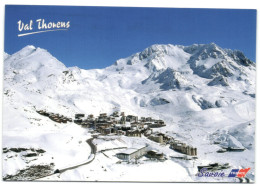 Val Thorens - Vue Aérienne Sur La Station Enneigée - Val Thorens