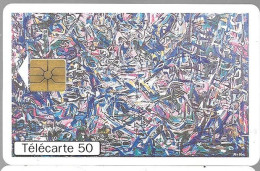 CARTE-PUCE-PRIVEE-PUBLIC- 50U-GemA--EN 644-05/93-ACOME-Ecriture Peinte -V°DN° B35137001-2e Logo-R°Glacé-Utilisé-TBE/RARE - 50 Unités   