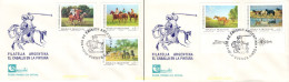 714505 MNH ARGENTINA 1988 EL CABALLO EN LA PINTURA - Ungebraucht