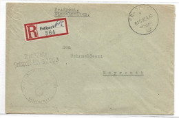 Feldpost Einschreiben Feldpostamt 200 Derna Libyen Afrika 1942 El Alamein - Feldpost 2. Weltkrieg