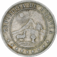 Bolivie, 10 Centavos, 1918, Heaton, Cupro-nickel, TB+, KM:174.1 - Bolivie