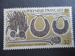 LOTE 2202A ///  (C020)  POLINESIA FRANCESA  - YVERT Nº: 290 OBL 1987   ¡¡¡ OFERTA - LIQUIDATION - JE LIQUIDE !!! - Gebraucht