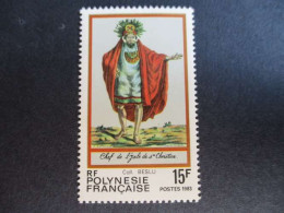 LOTE 2202A ///  (C020)  POLINESIA FRANCESA  - YVERT Nº: 202 *MH 1983 ¡¡¡ OFERTA - LIQUIDATION - JE LIQUIDE !!! - Unused Stamps