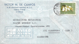 Portugal Cover Cesário Verde Poet Stamp - Covers & Documents