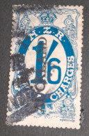 Railway Charges 1/6 Blue Auckland Imprint - Autres & Non Classés