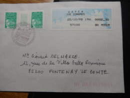 AUTOMATES - LSA Et DIVA De FRANCE  - Thionville 1998 - Lettres & Documents