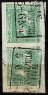 German States Prussia 1856 4 Sgr  Used Cut - Postfris