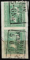 German States Prussia 1856 4 Sgr  Used Cut - Nuevos