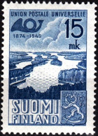 FINLAND 1949 UPU - 75. Landscape With Lake. Single, MNH - UPU (Wereldpostunie)