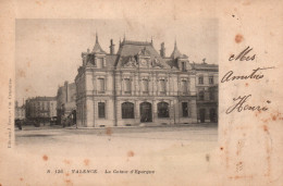 Valence - La Caisse D'Epargne - Edition J. Brun Et Cie, Carpentras - Carte Dos Simple N° 126 - Valence