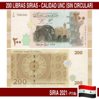 K0015# Siria 2021. 200 Libras Sirias (UNC) WPM@P114b - Syria