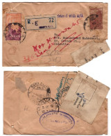 India 1951 Commercially Used Cover With Asian Games Stamps DLO Undelivered & Returned To Sender (**) Inde Indien - Cartas & Documentos