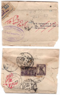India 1951 Commercially Used Cover With KGVI & Archaeology Stamps DLO Undelivered & Returned To Sender (**) Inde Indien - Lettres & Documents