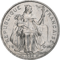 Polynésie Française, 5 Francs, 1994, Paris, I.E.O.M., Aluminium, SPL, KM:12 - French Polynesia