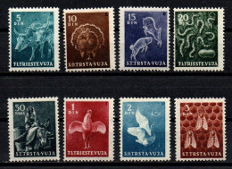 1950 - Italia - Trieste B 23 + 24 + 26 + 28 + 30/33 Animali Domestici      ------- - Mint/hinged