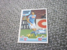 Edinson Cavani Napoli Uruguayan Italian Soccer Football Stars 2013 Greek Edition Trading Card - Trading Cards