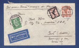 DR Brief - Mit Luftpost - Bremen 17.11.32 --> Pará (Nordbrasilien) Via Frankreich (2CTX-203) - Airmail & Zeppelin