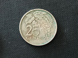 Münze Münzen Umlaufmünze Trinidad & Tobago 25 Cents 1981 - Trinidad & Tobago