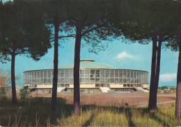 CARTOLINA  ROMA,LAZIO-E.U.R.-PALAZZO DELLO SPORT-CULTURA,RELIGIONE,MEMORIA,IMPERO ROMANO,BELLA ITALIA,VIAGGIATA 1961 - Stadi & Strutture Sportive