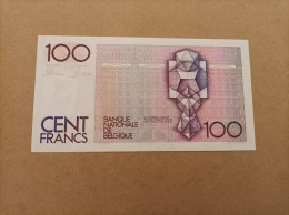 Billete De Bélgica De 100 Francs, UNC - A Identificar