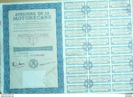 Motobecane Pantin (93) Action 50 Fr 1923 - Cars