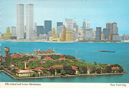 New York - Ellis Island Et Au Fond, Manhattan - Ellis Island
