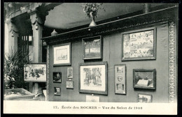27 VERNEUIL SUR AVRE - ECOLE DES ROCHES - VUE DU SALON DE 1908 - Verneuil-sur-Avre