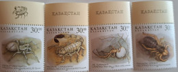 1997...KAZAKHSTAN... STAMPS..Venomous Arachnids..FULL SERIE - Spiders