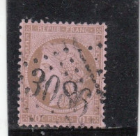 France - Année 1871/75 - N°YT 54 - Type Cérès - Oblitération Losange GC - 10c Brun S. Rose - 1871-1875 Cérès