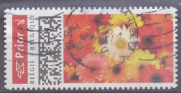 België - Duostamp  - Bloemen - QR Code -  Zonder Papierresten - Used Stamps