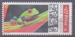 België - Duostamp  - Kikker - QR Code -  Zonder Papierresten - Gebraucht