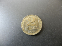 Serbia 2 Dinara 1938 - Serbie