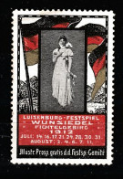 VV-029 1912 Luisenburg Festspiel Wunsiedel Vignette MH* - Otros & Sin Clasificación