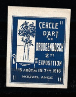 VV-040 1916 Cercle D Art De Droogenbosch 2 Me Exposition Vignette MNH** - Autres & Non Classés