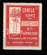 VV-044 1916 Cercle D Art De Droogenbosch 2 Me Exposition Vignette MNH** - Autres & Non Classés